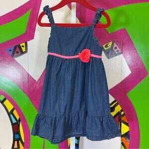 Wonderkids, Girls Chambray Dress. Size 4T. In excellent condition!